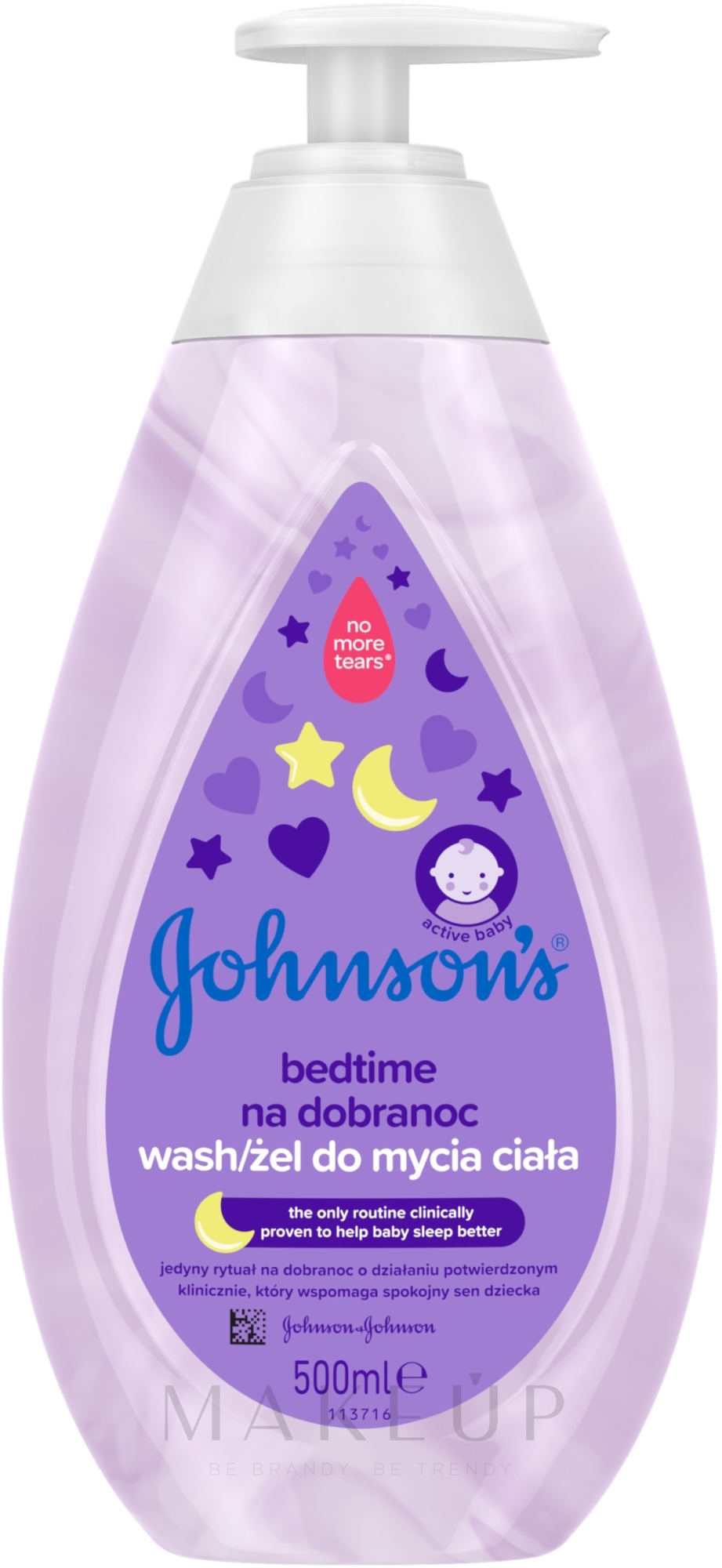 Beruhigendes, feuchtigkeitsspendendes Duschgel für Neugeborene vor dem Schlafengehen - Johnson’s Baby Bedtime — Bild 500 ml