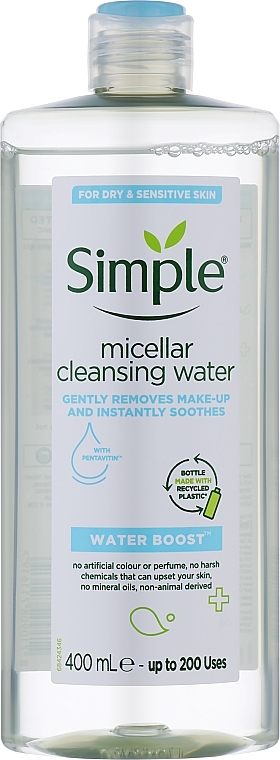 Mizellenwasser - Simple Water Boost Micellar Cleansing Water — Bild N2