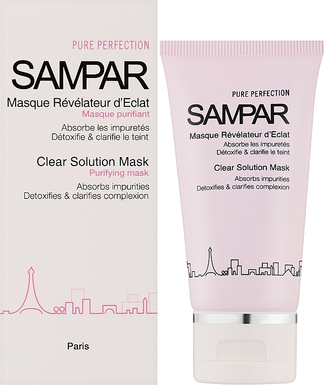 Reinigende Gesichtsmaske mit Mandelöl und Geranie - Sampar Clear Solution Mask — Bild N2