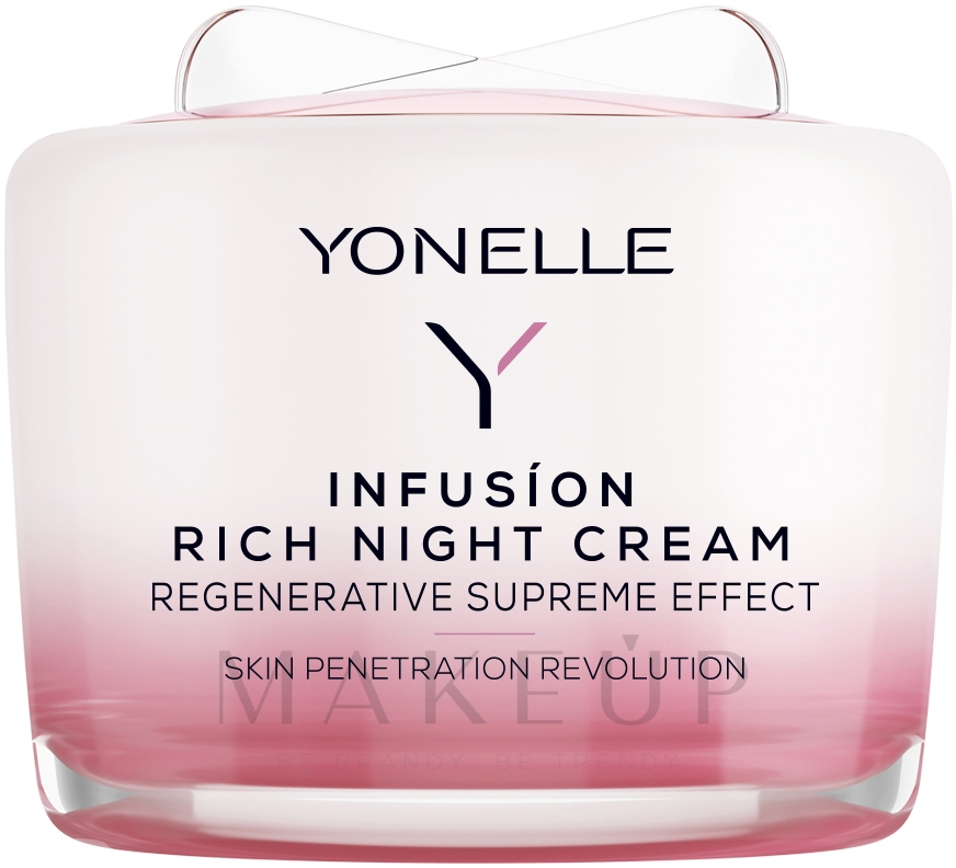 Regenerierende Nachtcreme für Gesicht und Hals - Yonelle Infusion Rich Night Cream — Bild 55 ml