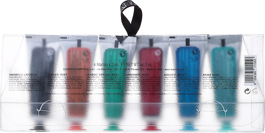 Zahnpasta-Set - Marvis Toothpaste Flavor Collection Gift Set (Zahnpasta 6x25 ml) — Bild N2