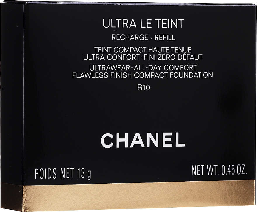 Kompakte Foundation (Nachfüller) - Chanel Ultra Le Teint Ultrawear All-Day Comfort Flawless Finish Compact Foundation  — Bild N1