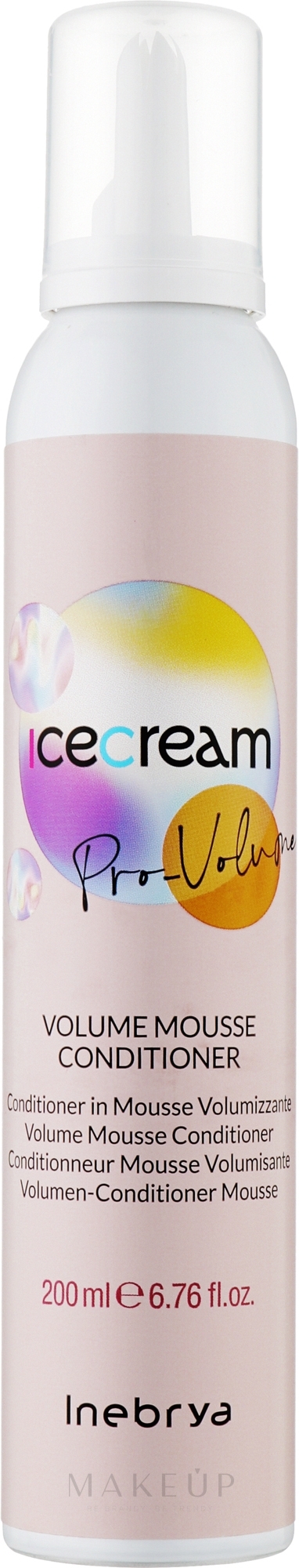 Mousse-Conditioner für mehr Volumen - Inebrya Ice Cream Pro-Volume Mousse Conditioner — Bild 200 ml