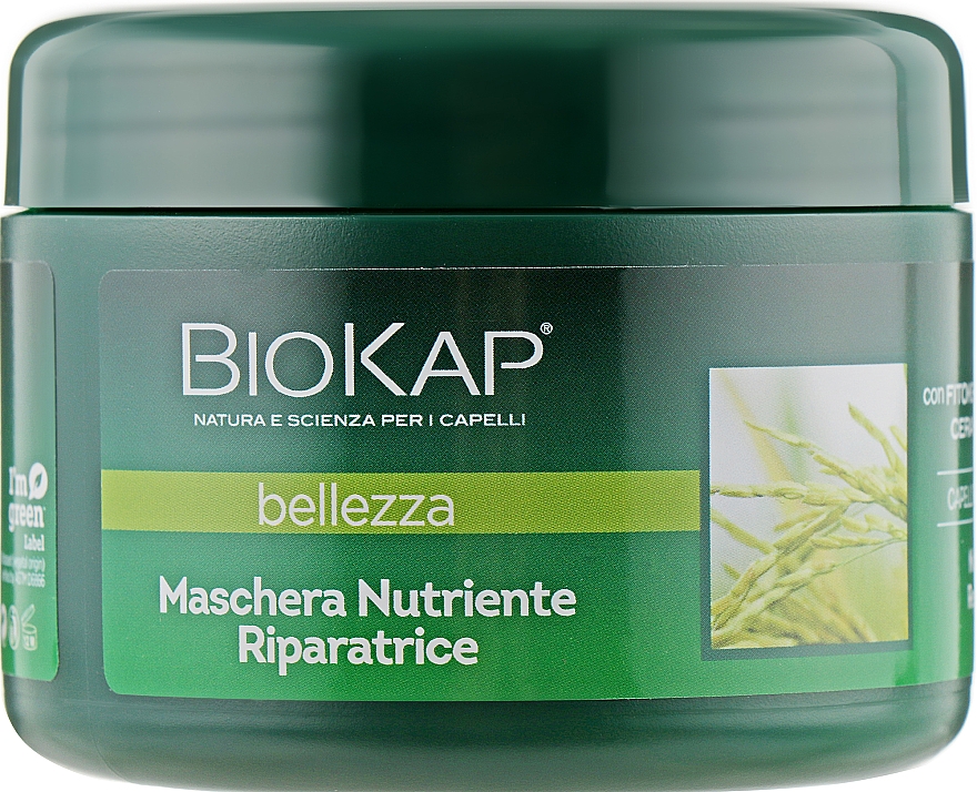 Pflegende Haarmaske - BiosLine BioKap Nutrient-Rich Repairing Mask — Bild N1