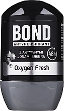 Deo Roll-on Antitranspirant mit aktiven Silberionen - Bond Oxygen Fresh Antyperspirant Roll-On — Bild N1