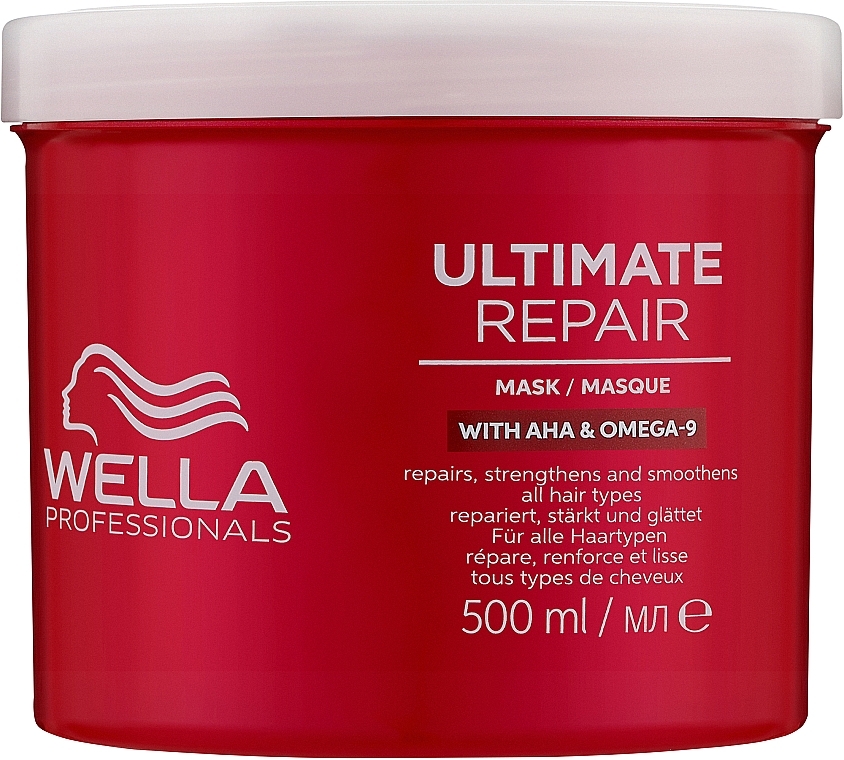 Crememaske für alle Haartypen - Wella Professionals Ultimate Repair Mask With AHA & Omega-9  — Bild N5