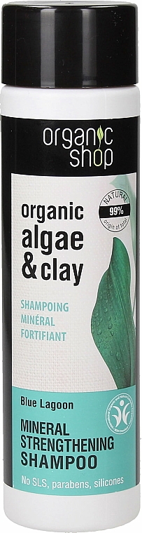 Kräftigendes Shampoo mit Bio Algenextrakt und Tonerde - Organic Shop Organic Algae and Clay Mineral Shampoo