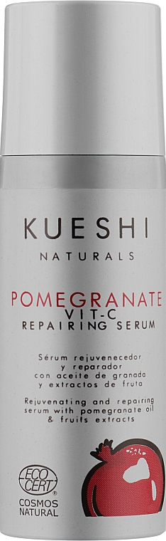 Vitalisierendes Gesichtsserum mit Granatapfelextrakt und Vitamin C - Kueshi Naturals Pomegranate Vit-C Repairing Serum — Bild N1