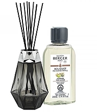 Duftset - Maison Berger Wilderness Prisme Black Reed Diffuser Gift Set (Raumerfrischer 200ml + Refill 200ml) — Bild N2