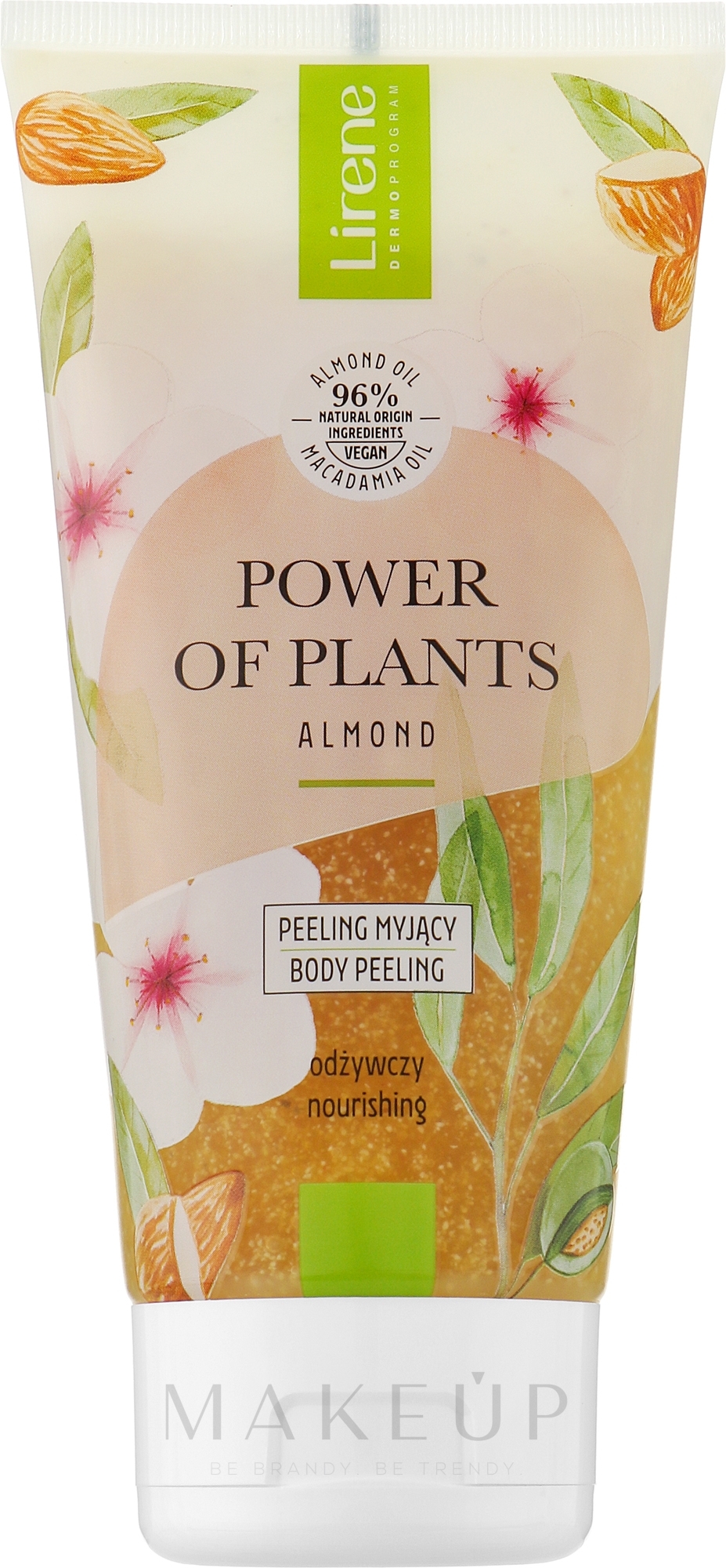 Körperpeeling - Lirene Power Of Plants Migdal Body Scrub — Bild 175 g