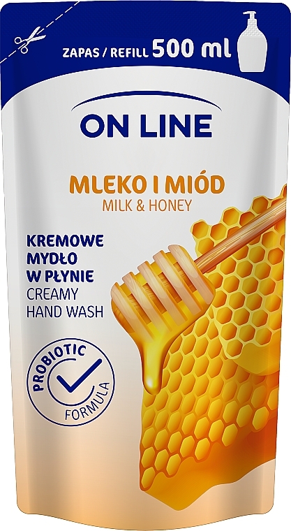 Flüssigseife - On Line Milk & Honey Liquid Soap — Bild N1