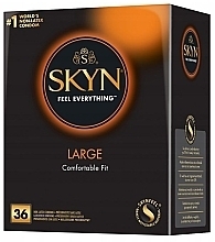 Latexfreie Kondome groß 36 St. - Unimil Skyn Feel Everything Large  — Bild N1