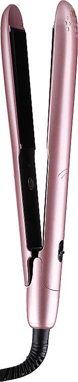 Haarglätter - Enchen Hair Curling Iron Enrollor Pink/White EU — Bild N1