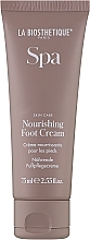 Düfte, Parfümerie und Kosmetik Pflegende Fußcreme - La Biosthetique Spa Nourisning Foot Cream