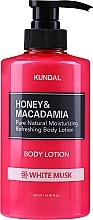 Feuchtigkeitsspendende Körperlotion mit weißem Moschus - Kundal Honey & Macadamia White Musk Body Lotion — Bild N1