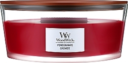 Düfte, Parfümerie und Kosmetik Duftkerze im Glas Pomegrante Grenade - Woodwick Hearthwick Flame Ellipse Candle Pomegrante Grenade