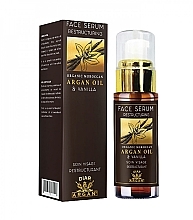 Revitalisierendes Gesichtsserum Arganöl und Vanille - Diar Argan Restructuring Face Serum With Argan Oil & Vanilla — Bild N1
