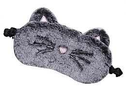 Schlafmaske Graue Katze - Ecarla — Bild N1