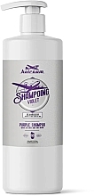 Shampoo mit violetten Pigmenten gegen gelbes Haar und Bart - Hairgum Purple Shampoo  — Bild N1