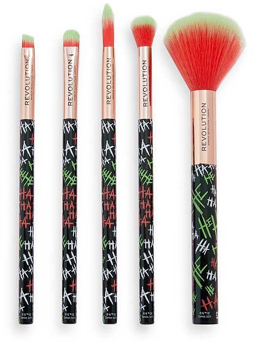 Make-up Pinselset - Makeup Revolution X DC Joker Face Brush Set Put On A Happy — Bild N2