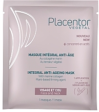 Düfte, Parfümerie und Kosmetik Anti-Aging-Gesichtsmaske - Placentor Vegetal Integral Anti-Ageing Mask