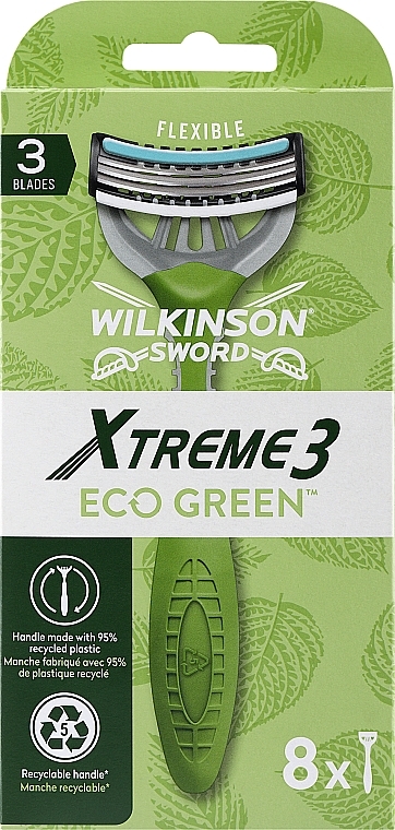 Einwegrasierer 8 St. - Wilkinson Sword Xtreme 3 Eco Green — Bild N1