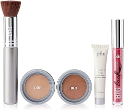 Düfte, Parfümerie und Kosmetik Make-up Set - Pur Minerals Best Sellers Starter Kit Light Tan (Gesichtsprimer 10ml + Foundation 4.3g + Bronzier Puder 3.4g + Mascara 5g + Make-up Pinsel)