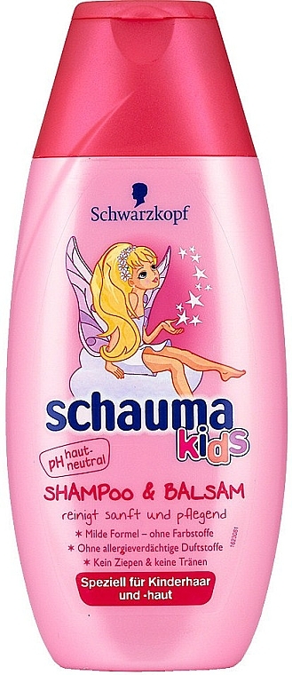 2in1 Sanftes und pflegendes Shampoo und Haarspülung für Kinder - Schwarzkopf Schauma Kids Shampoo