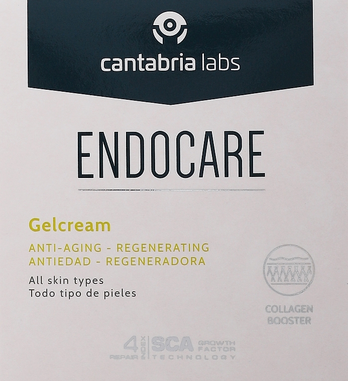 Regenerierende Anti-Aging-Gel-Creme für das Gesicht - Cantabria Labs Endocare Gelcream — Bild N3