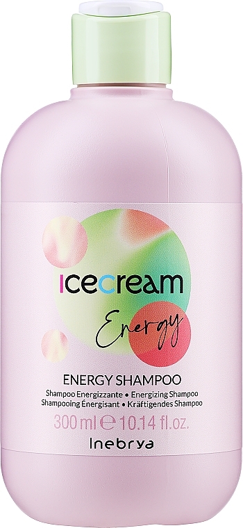 Energiespendendes Shampoo gegen Haarausfall mit Brennessel- und Rosmarinextrakt - Inebrya Ice Cream Energy Shampoo