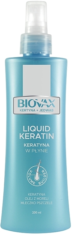 Volumenserum für das Haar - Biovax Keratin + Silk Serum — Bild N1
