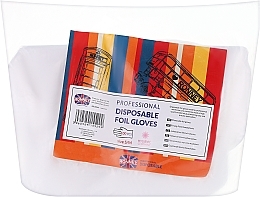 Transparente Einweghandschuhe Größe S/M 100 St. - Ronney Professional Disposable Foil Gloves — Bild N1