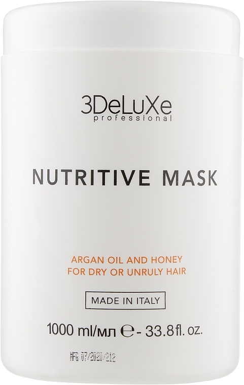 Maske für trockenes und strapaziertes Haar - 3DeLuXe Nutritive Mask — Bild N2