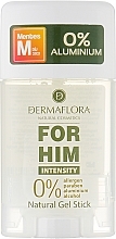 Düfte, Parfümerie und Kosmetik Gel-Deostick für Männer - Dermaflora For Him Intensity Natural Gel Stick