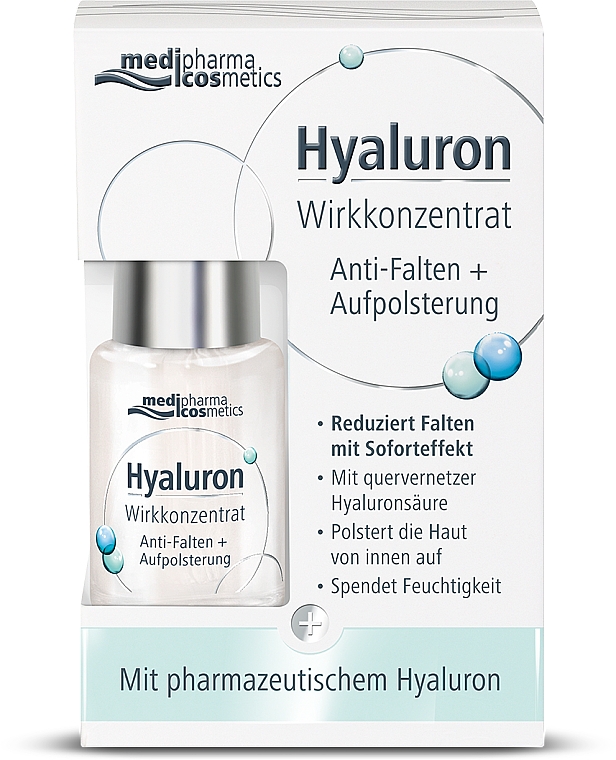 Straffendes Gesichtsserum mit Hyaluronsäure - Pharma Hyaluron Pharmatheiss Cosmetics Active Concentrate Anti-wrinkle + Volume Filler — Bild N2