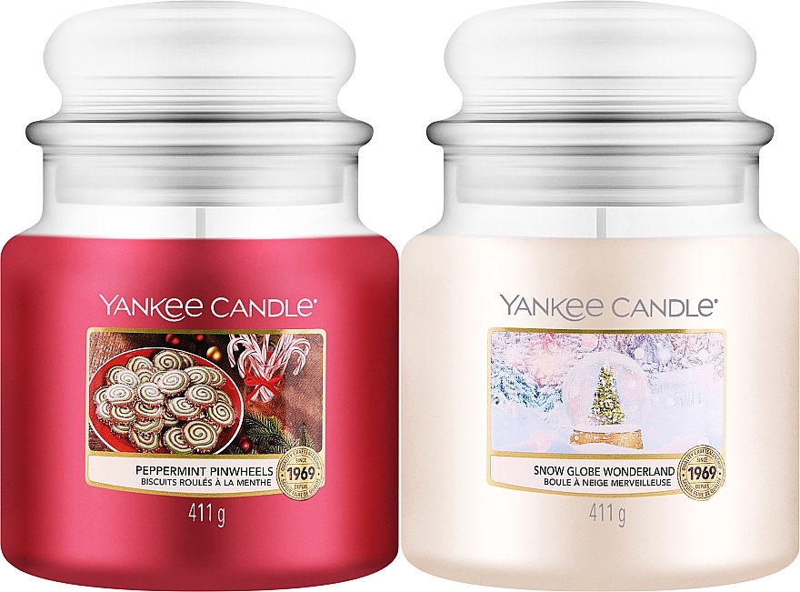 Kerzenset - Yankee Candle Snow Globe Wonderland 2 Medium Candle  — Bild N2