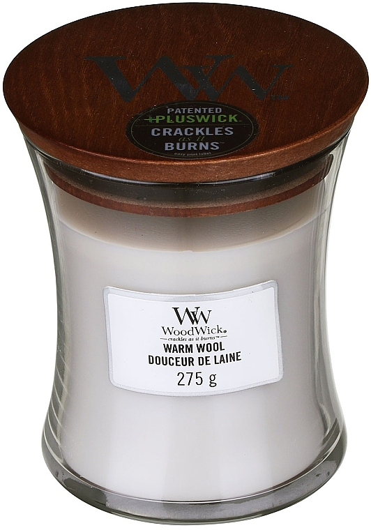 Duftkerze im Glas Warm Wool - WoodWick Hourglass Candle Warm Wool — Bild N2