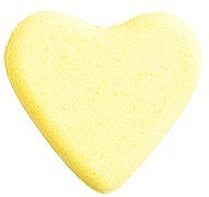 Badebombe Herz gelb - IDC Institute Heart Bath Fizzer — Bild N1
