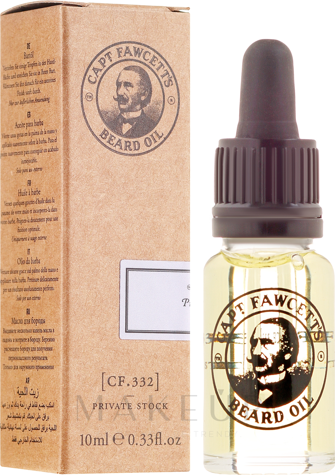Bartöl - Captain Fawcett Beard Oil — Bild 10 ml