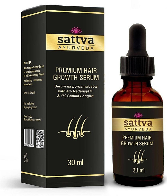 Haarwuchs-Serum - Sattva Ayurveda Premium Hair Growth Serum  — Bild N1