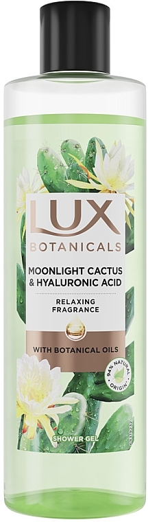 Duschgel mit Kaktus und Hyaluronsäure - Lux Botanicals Moonlight Cactus & Hyaluronic Acid Shower Gel  — Bild N1