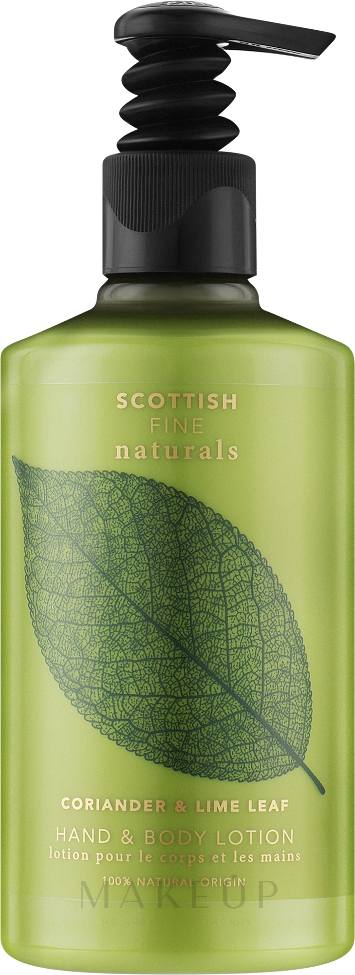 Hand- und Körperlotion Koriander und Limettenblätter - Scottish Fine Soaps Naturals Coriander & Lime Leaf Body Lotion — Bild 300 ml