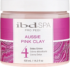 Feuchtigkeitsspendende Fußcreme mit rosa Tonerde - IBD Aussie Pink Clay Detox Creme — Bild N1