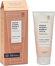 Düfte, Parfümerie und Kosmetik Zuckerpeeling für Kopfhaut und Körper Citrus Crash - Voesh Sugar Scrub+Bubble Wash Citrus Crush