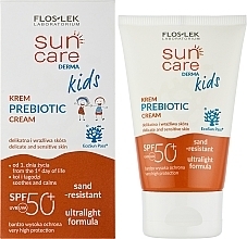 Sonnenschutzcreme für trockene Kinderhaut - Floslek Sun Care Derma Kids Prebiotic Cream SPF 50 — Bild N2