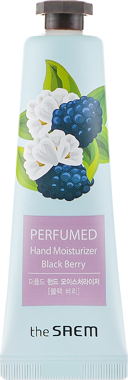 Parfümierte Handcreme mit Brombeere - The Saem Perfumed Black Berry Hand Moisturizer — Bild N1