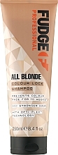 Düfte, Parfümerie und Kosmetik Farbschützendes Shampoo für blondes Haar bis zu 10 Wochen - Fudge Professional All Blonde Colour Lock Shampoo