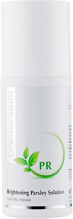 Ausgleichende Aufhellungslotion - Onmacabim PR-Line Brightening Parsley Lotion — Bild N1