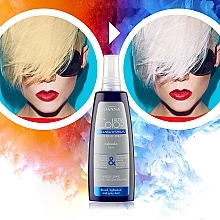 Haarspray ohne Auswaschen blau für graues, blondes und aufgehelltes Haar - Joanna Ultra Color System Hair Rinse Spray Blue — Bild N7