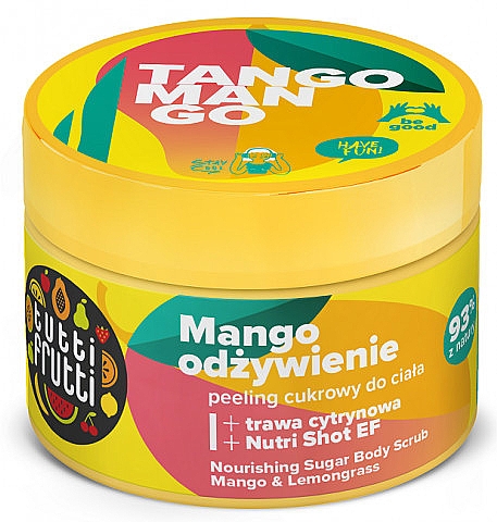 Zucker-Körperpeeling mit Mango und Zitronengras - Farmona Tutti Frutti Mango & Lemongrass Sugar Scrub — Bild N1